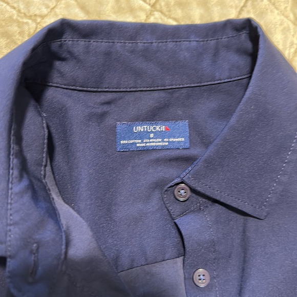 Navy Untuckit dress - Picture 9 of 11